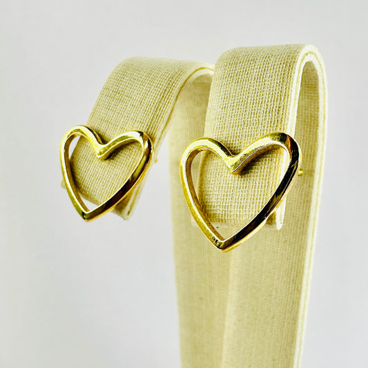 BRINCO LAURA PEQ - BANHO DE OURO 18k