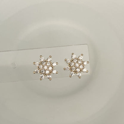 BRINCO AZALEIA PEQ - BANHO DE OURO 18k