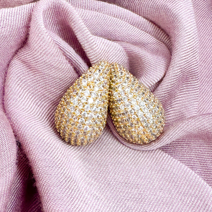 BRINCO RITA PEQ - BANHO DE OURO 18k