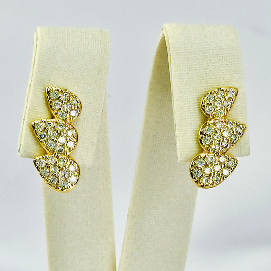 BRINCO LUANA PEQ - BANHO DE OURO 18k