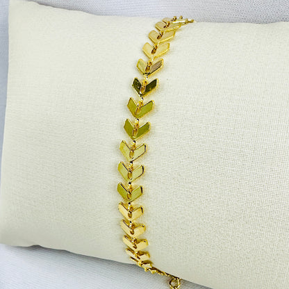 PULSEIRA ELIANA  - BANHO DE OURO 18k