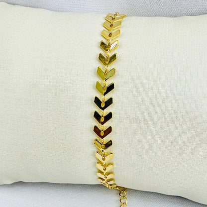 PULSEIRA ELIANA  - BANHO DE OURO 18k