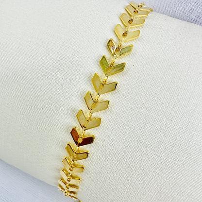 PULSEIRA ELIANA  - BANHO DE OURO 18k