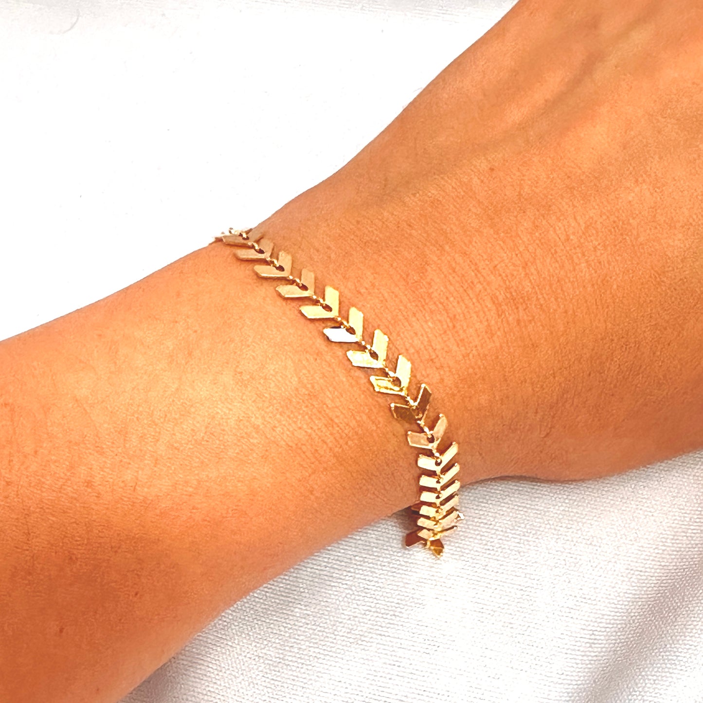 PULSEIRA ELIANA  - BANHO DE OURO 18k