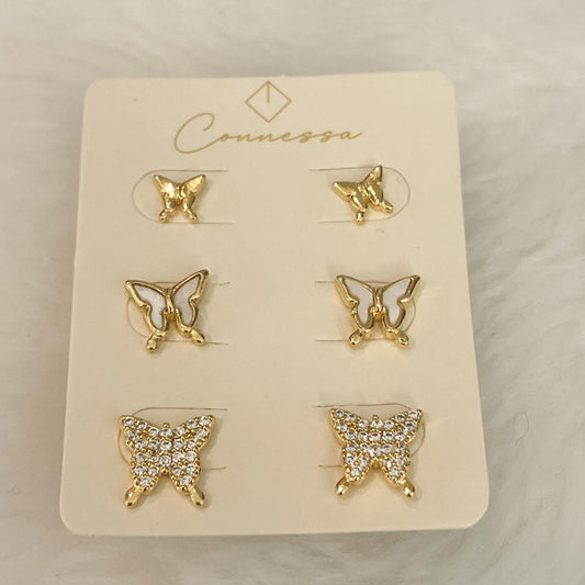 BRINCO BUT  PEQ - BANHO DE OURO 18k