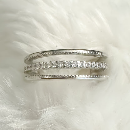 ANEL ELIANE REGULAVEL - BANHO DE OURO 18k ou RODIO BRANCO