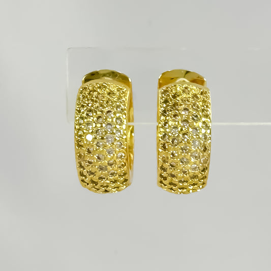 BRINCO MILENE  - BANHO DE OURO 18k