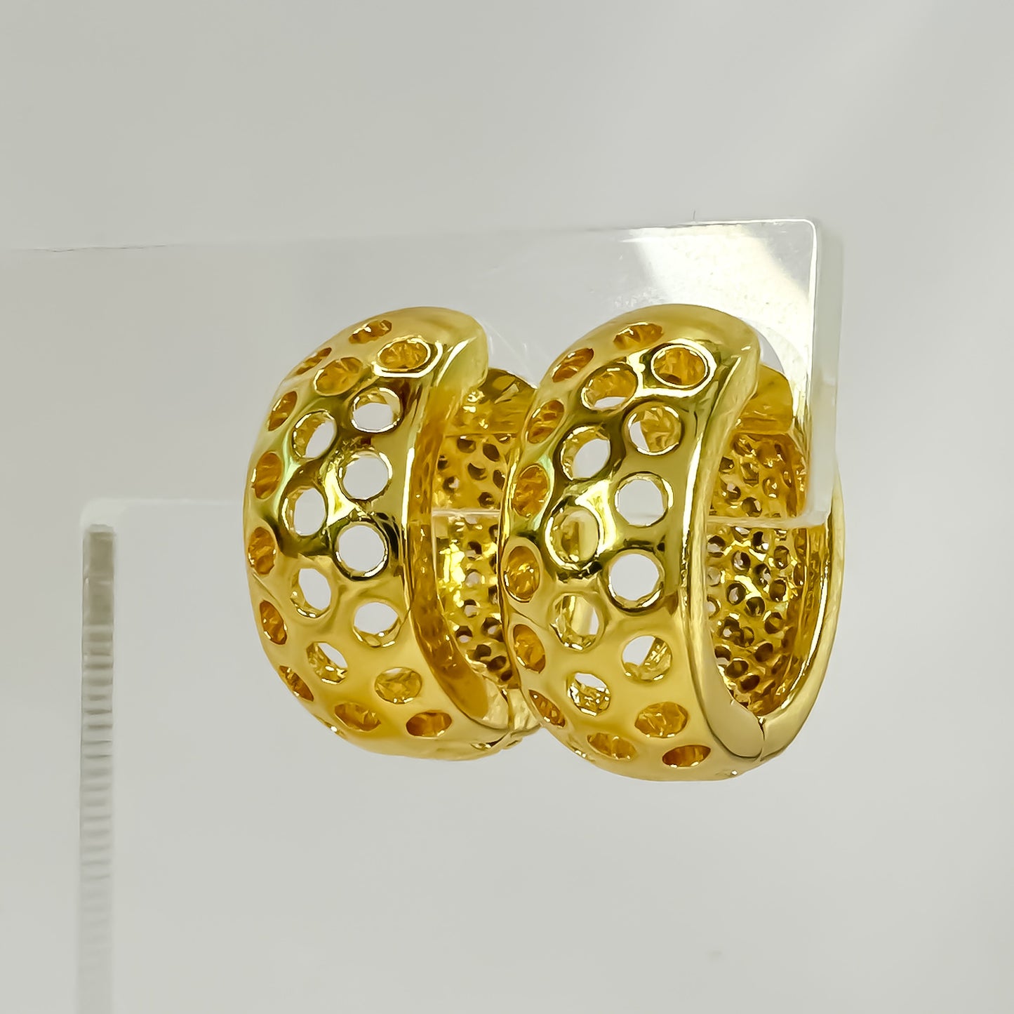 BRINCO MILENE  - BANHO DE OURO 18k