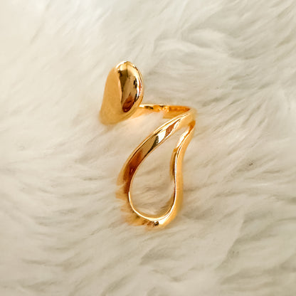 ANEL CARLA REGULAVEL - BANHO DE OURO 18k