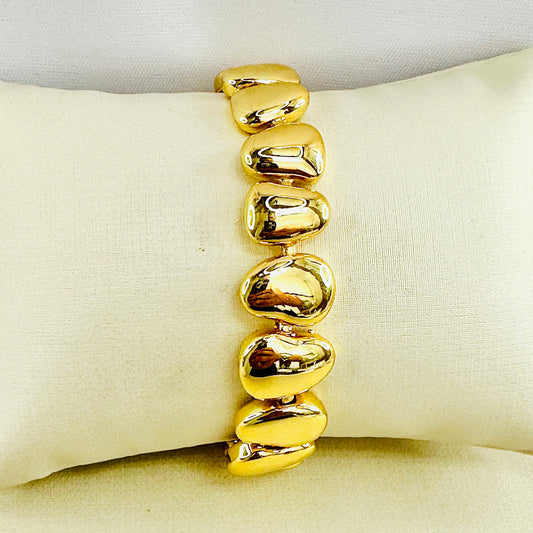 PULSEIRA JANAINA  - BANHO DE OURO 18k