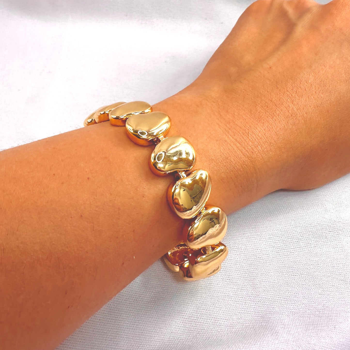 PULSEIRA JANAINA  - BANHO DE OURO 18k