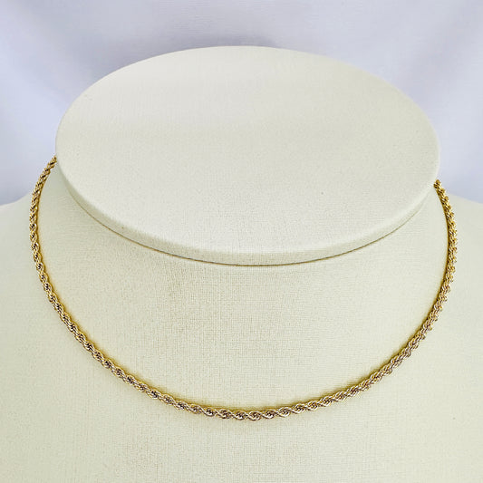 CHOKER LUMINE 45 CM - BANHO DE OURO 18k