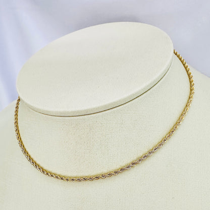 CHOKER LUMINE 45 CM - BANHO DE OURO 18k