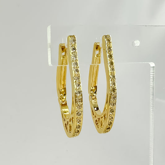 BRINCO CINTIA  - BANHO DE OURO 18k