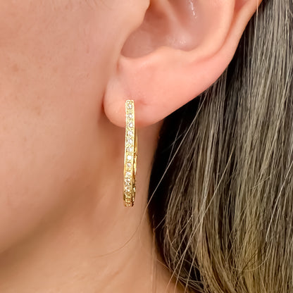 BRINCO CINTIA  - BANHO DE OURO 18k