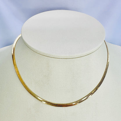 CHOKER LUAR 35 CM - BANHO DE OURO 18k