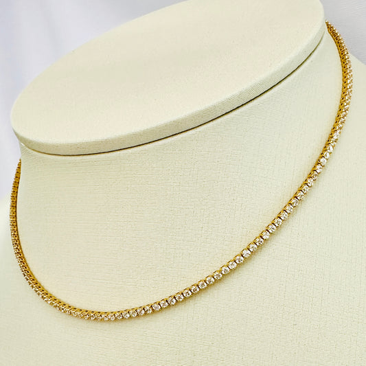 CHOKER ELOISE 40 CM - BANHO DE OURO 18k