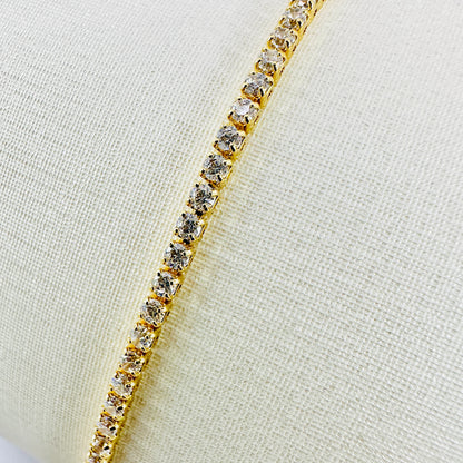 PULSEIRA DALILA  - BANHO DE OURO 18k
