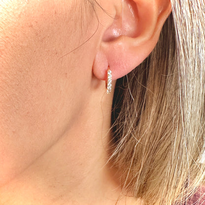 BRINCO ANINHA PEQ - BANHO DE OURO 18k