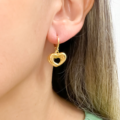 BRINCO SOLANGE  - BANHO DE OURO 18K