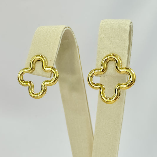 BRINCO TREVISO 1,5 cm - BANHO DE OURO 18k