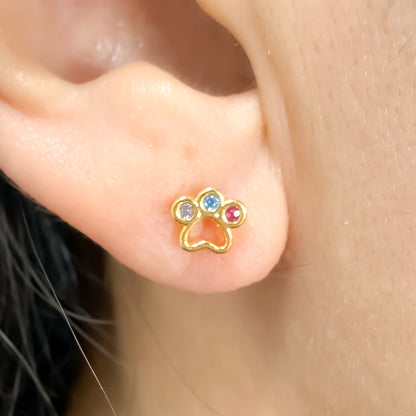 BRINCO PATINHAS  - BANHO DE OURO 18k