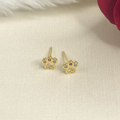 BRINCO PATINHAS  - BANHO DE OURO 18k