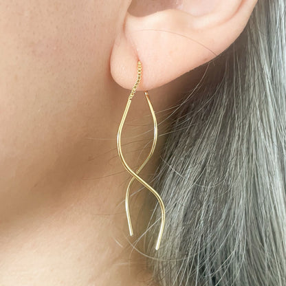 BRINCO SERENA  - BANHO DE OURO 18k