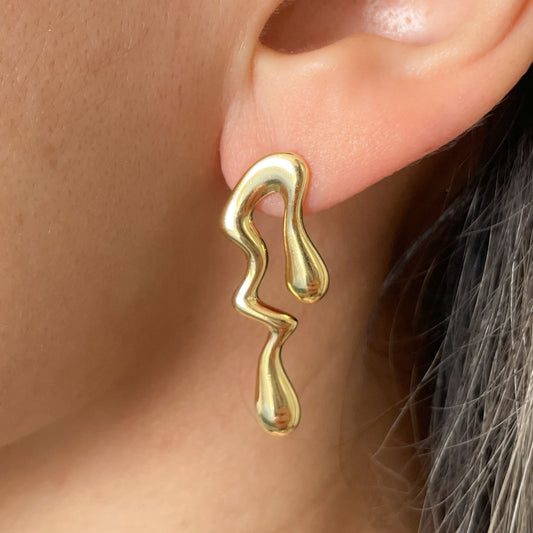BRINCO MELT  - BANHO DE OURO 18k