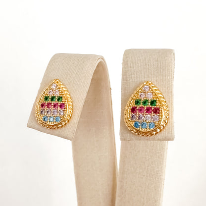BRINCO RAINBOW  - BANHO DE OURO 18k