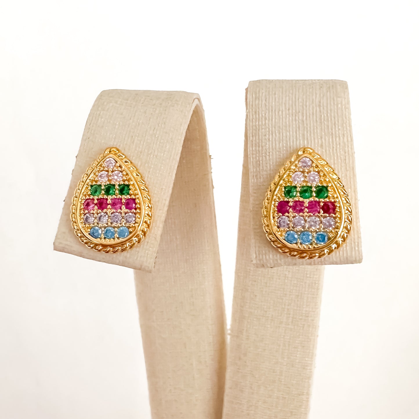 BRINCO RAINBOW  - BANHO DE OURO 18k