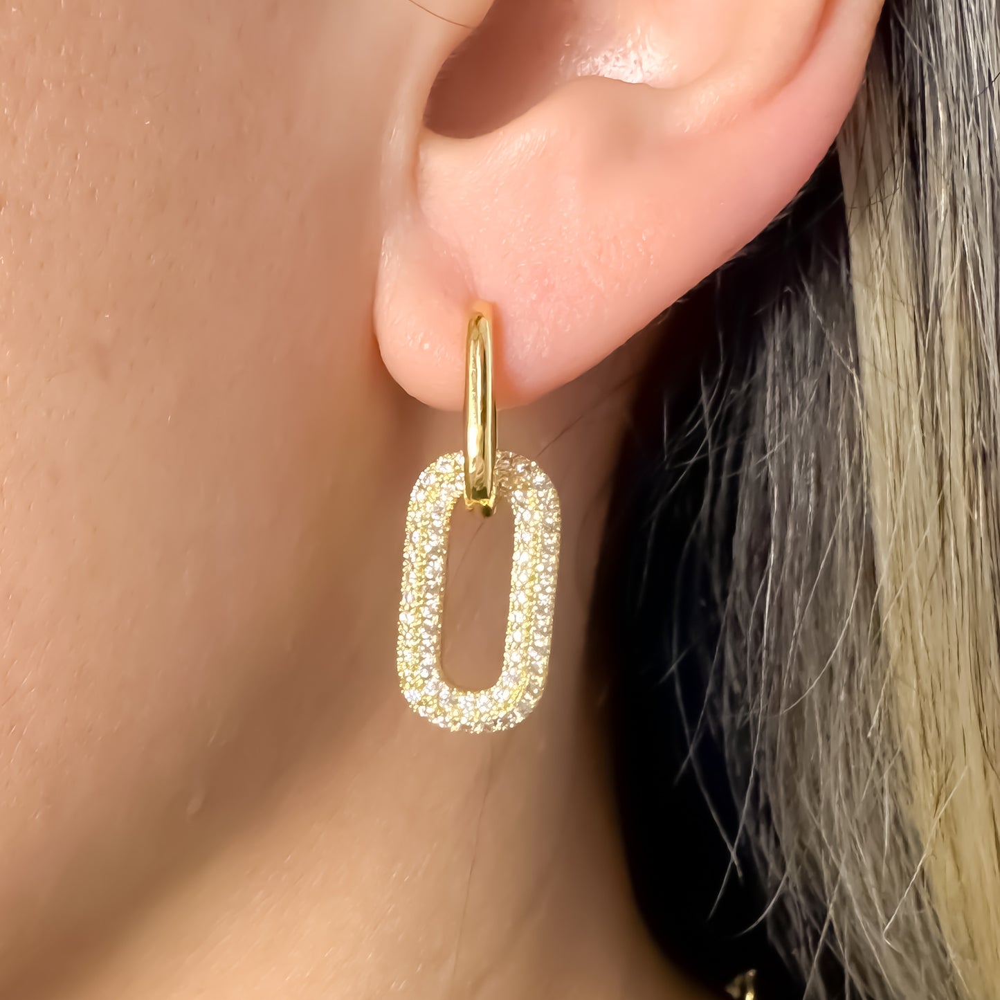 BRINCO CHAIN CLIQUE - BANHO DE OURO 18k ou RÓDIO BRANCO