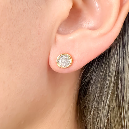 BRINCO AMANDA  - BANHO DE OURO 18k