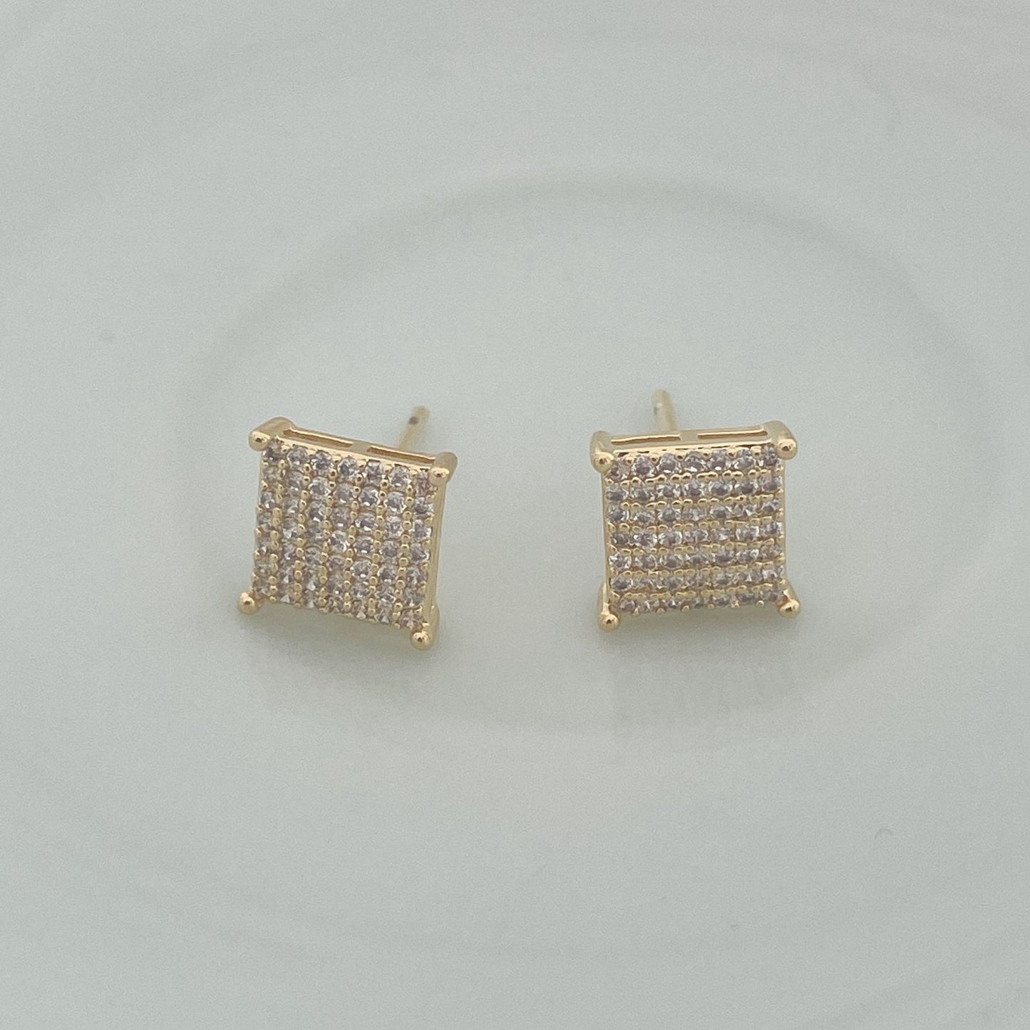 BRINCO STONE  - BANHO DE OURO 18k