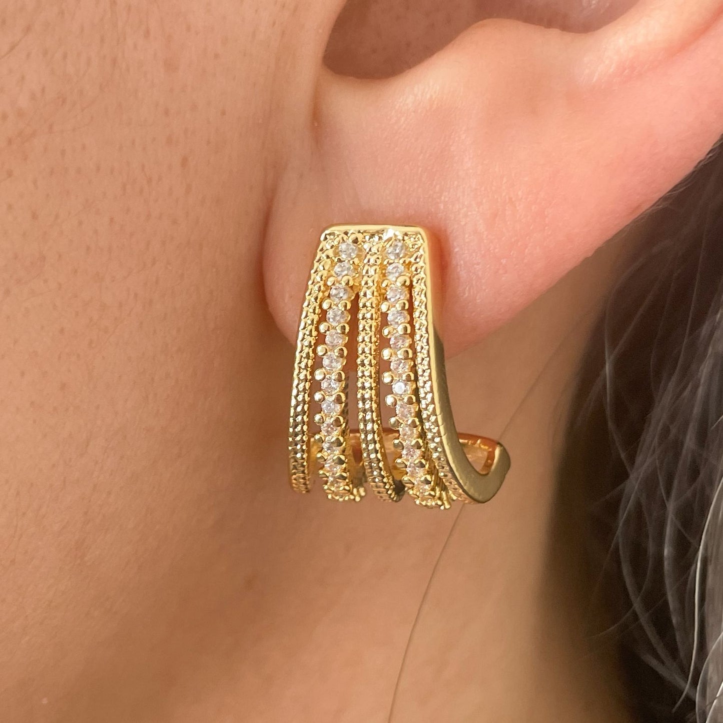 BRINCO ANTONELLA  - BANHO DE OURO 18k