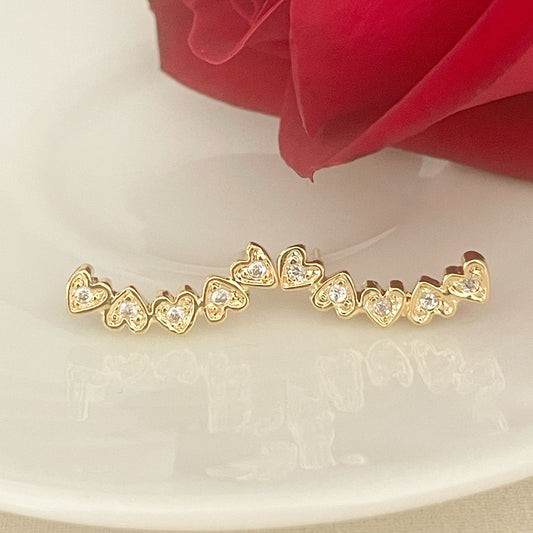 BRINCO ARIANE  - BANHO DE OURO 18k