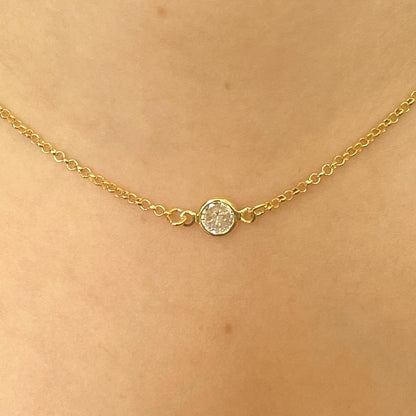 BACK NECKLACE STARS  - BANHO DE OURO 18k