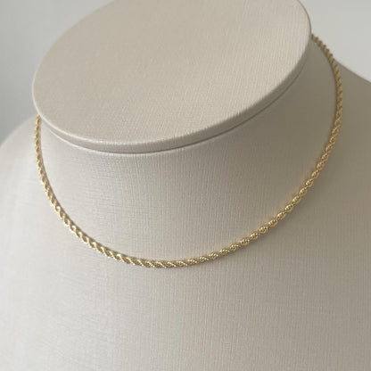CHOKER LUMINE 40 CM - BANHO DE OURO 18k