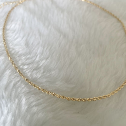 CHOKER LUMINE 40 CM - BANHO DE OURO 18k