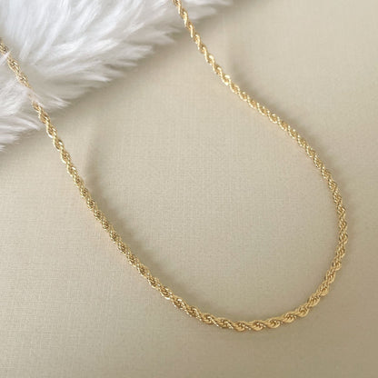 CHOKER LUMINE 40 CM - BANHO DE OURO 18k