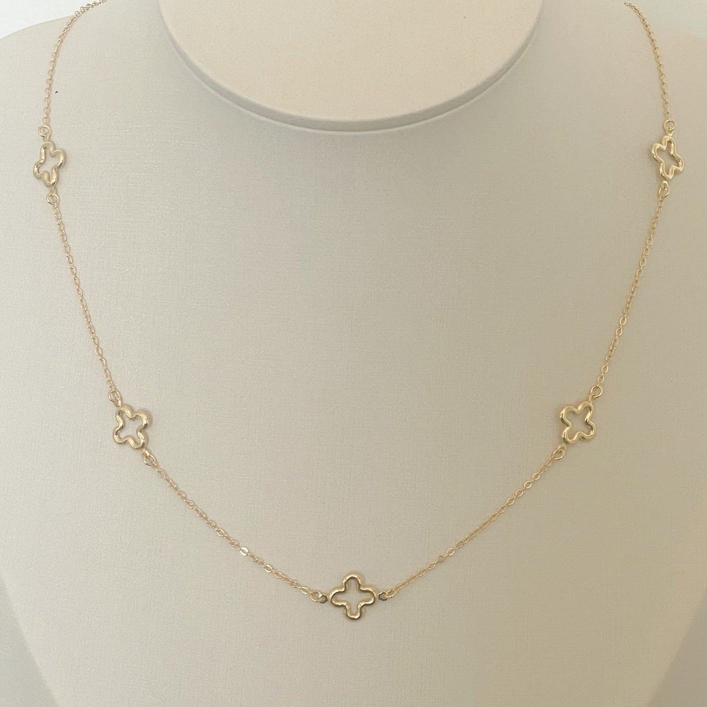 COLAR FIORI 60 cm - BANHO DE OURO 18k