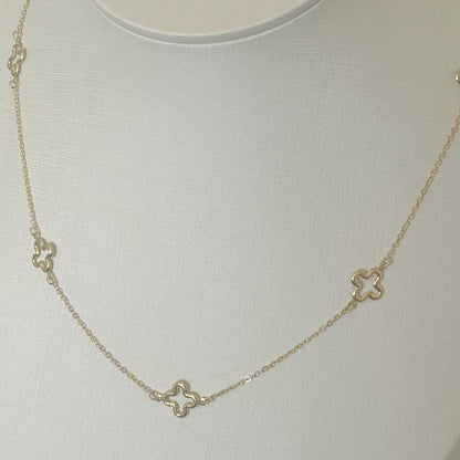 COLAR FIORI 60 cm - BANHO DE OURO 18k