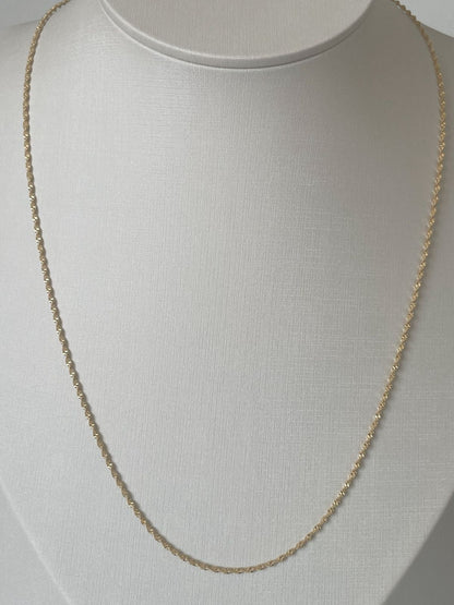 COLAR DAMA 60 CM - BANHO DE OURO 18k