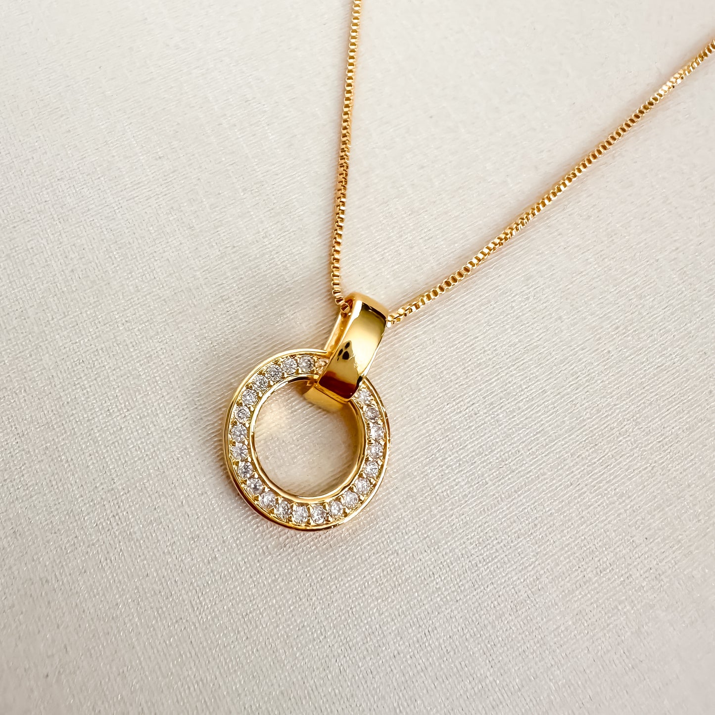 CONJUNTO SIMBLE  - BANHO DE OURO 18k