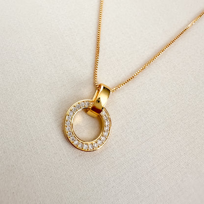 CONJUNTO SIMBLE  - BANHO DE OURO 18k