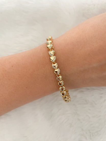 PULSEIRA GISELLE  - BANHO DE OURO 18k