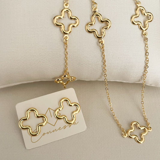 CONJUNTO FIORI - COLAR, PULSEIRA E BRINCO