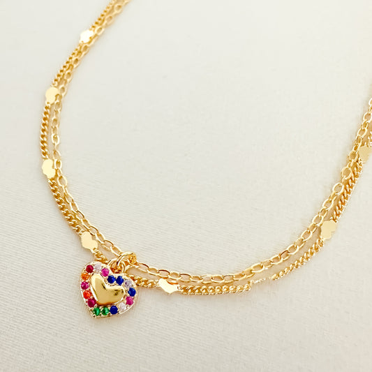 PULSEIRA TWO WAYS  - BANHO DE OURO 18k