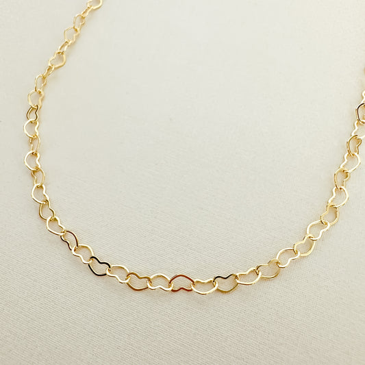 TORNOZELEIRA SENSE  22 cm - BANHO DE OURO 18k