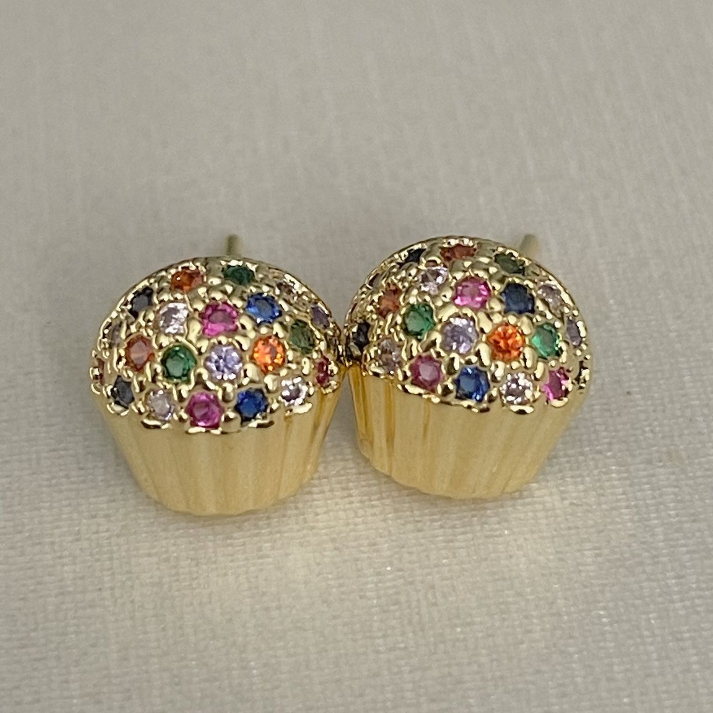 BRINCO INFANTIL CUPCAKE   - BANHO DE OURO 18k